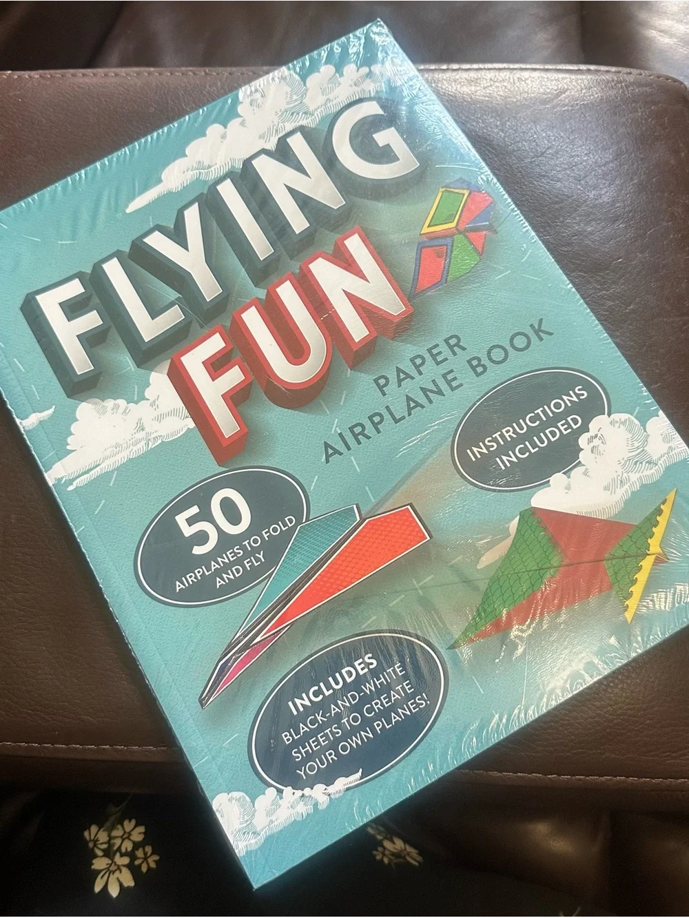 Flying Fun Paper Airplane Book - 50 Airplanes to fold & fly! Activity/Gift/STEM